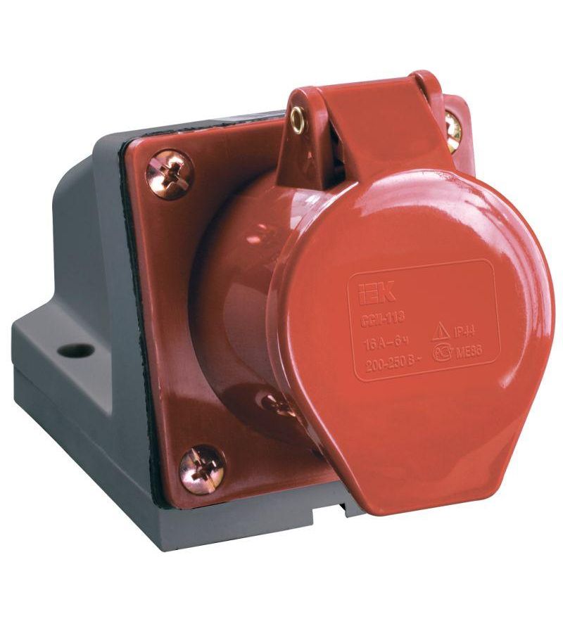 Розетка ОП 32А 380В 3P+PЕ ССИ-124 IP44 ИЭК PSR12-032-4
Розетка ОП 32А 380В 3P+PЕ ССИ-124 IP44 ИЭК PSR12-032-4