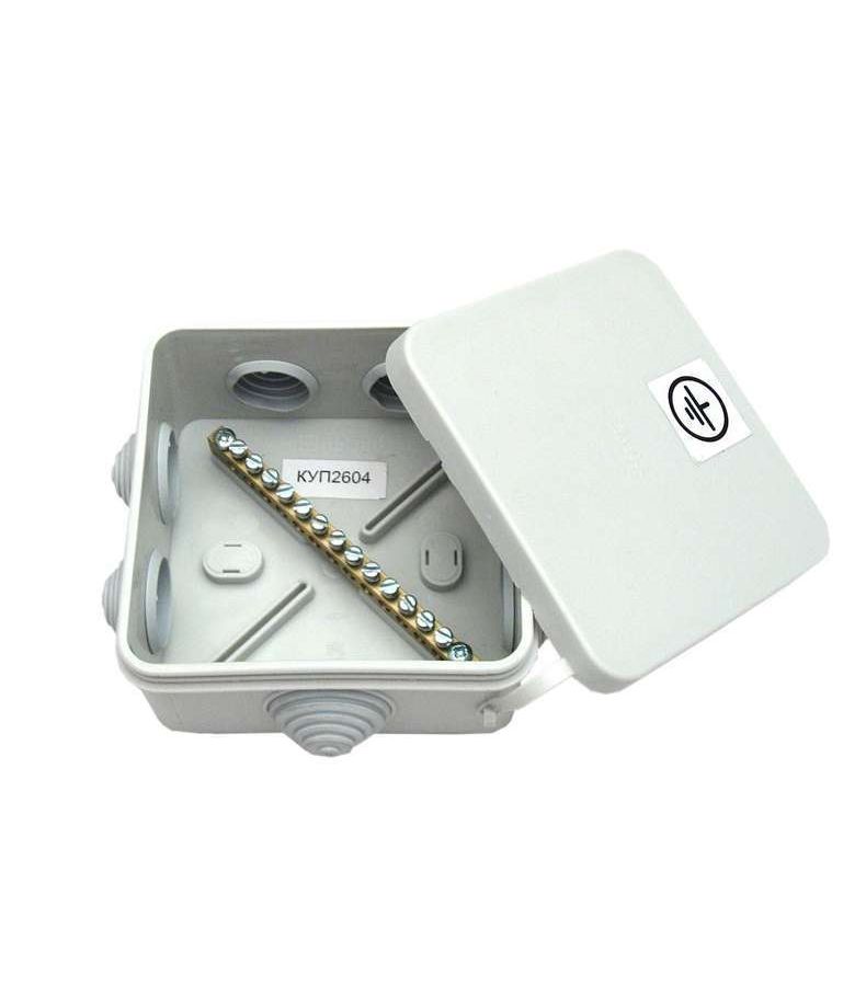 Коробка распределительная ОП 100х100х50мм IP55 для уравн. потенциалов HEGEL КУП2604-И
Коробка распределительная ОП 100х100х50мм IP55 для уравн. потенциалов HEGEL КУП2604-И