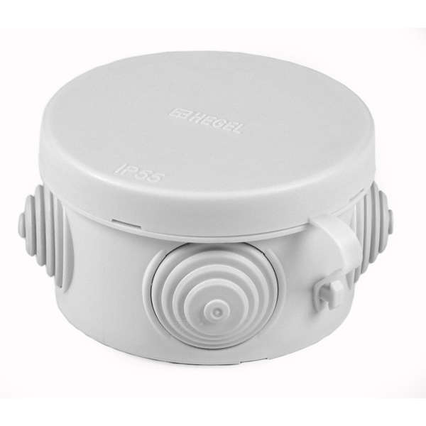 Коробка распределительная ОП 65х40мм IP55 HEGEL КР2601
Коробка распределительная ОП 65х40мм IP55 HEGEL КР2601