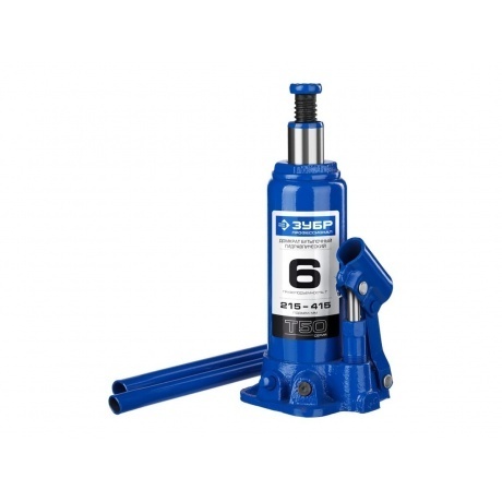 Домкрат бутылочный гидравлический ЗУБР 6т, 215-415 мм Профессионал 43060-6_z01
Домкрат бутылочный гидравлический ЗУБР 6т, 215-415 мм Профессионал 43060-6_z01