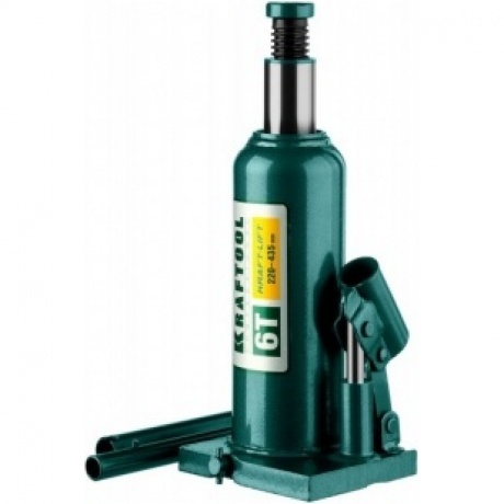Домкрат бутылочный гидравлический KRAFTOOL KRAFT-LIFT, 6т, 216-413 мм (43462-6)
Домкрат бутылочный гидравлический KRAFTOOL KRAFT-LIFT, 6т, 216-413 мм (43462-6)