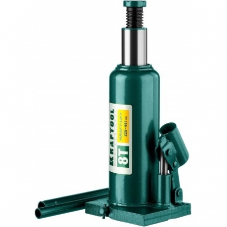 Домкрат бутылочный гидравлический KRAFTOOL KRAFT-LIFT, 8т, 230-457 мм (43462-8)
Домкрат бутылочный гидравлический KRAFTOOL KRAFT-LIFT, 8т, 230-457 мм (43462-8)