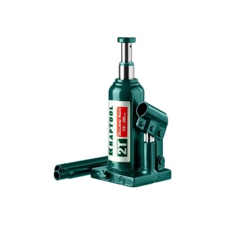 Домкрат двухштоковый бутылочный с увеличенным подъемом (43463-2) KRAFTOOL DOUBLE RAM, 2т, 170-380 мм
Домкрат двухштоковый бутылочный с увеличенным подъемом (43463-2) KRAFTOOL DOUBLE RAM, 2т, 170-380 мм
