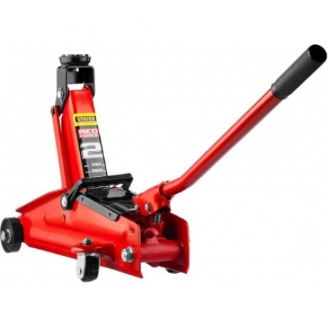 Домкрат подкатной STAYER R-22 RED FORCE, в кейсе 2т, 130-350 мм, для легковых а/м (43152-2-K)
Домкрат подкатной STAYER R-22 RED FORCE, в кейсе 2т, 130-350 мм, для легковых а/м (43152-2-K)