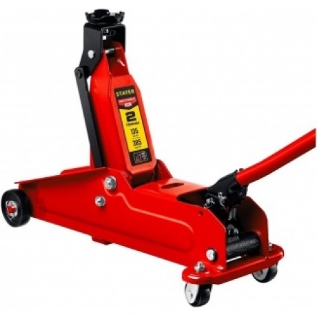 Домкрат подкатной STAYER R-28 RED FORCE, 2т, 135-385 мм, с увеличенным подъемом (43156-2)
Домкрат подкатной STAYER R-28 RED FORCE, 2т, 135-385 мм, с увеличенным подъемом (43156-2)