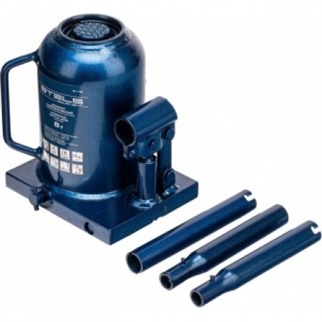 Домкрат гидравлический бутылочный телескопический, 8 т, h подъема 170-430 мм Stels
Домкрат гидравлический бутылочный телескопический, 8 т, h подъема 170-430 мм Stels