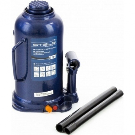 Домкрат гидравлический бутылочный, 20 т, h подъема 235-445 мм Stels
Домкрат гидравлический бутылочный, 20 т, h подъема 235-445 мм Stels