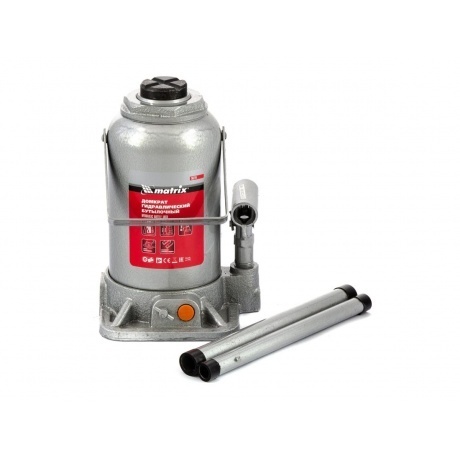 Домкрат гидравлический бутылочный, 20 т, h подъема 244-449 мм Matrix
Домкрат гидравлический бутылочный, 20 т, h подъема 244-449 мм Matrix