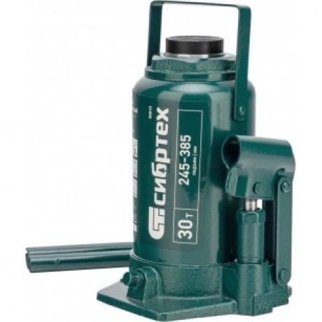 Домкрат гидравлический бутылочный, 30 т, 245-385 мм Сибртех
Домкрат гидравлический бутылочный, 30 т, 245-385 мм Сибртех