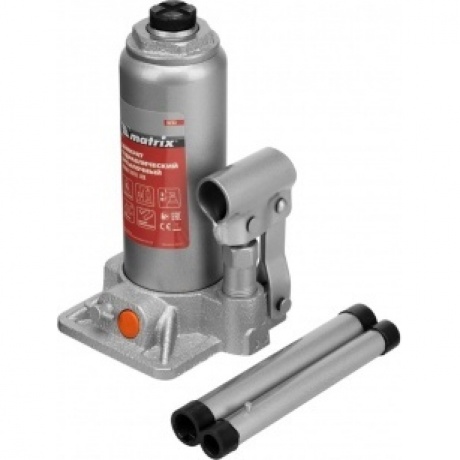 Домкрат гидравлический бутылочный, 4 т, h подъема 194-372 мм Matrix
Домкрат гидравлический бутылочный, 4 т, h подъема 194-372 мм Matrix