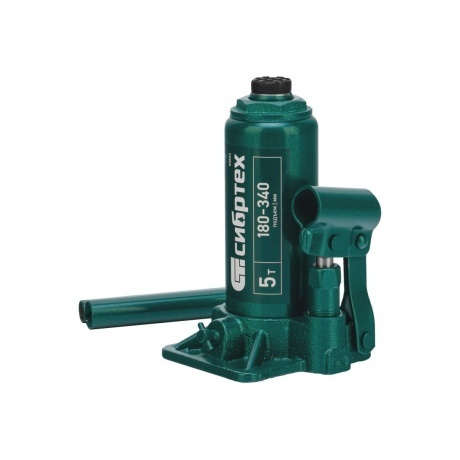 Домкрат гидравлический бутылочный, 5 т, 180-340 мм Сибртех
Домкрат гидравлический бутылочный, 5 т, 180-340 мм Сибртех