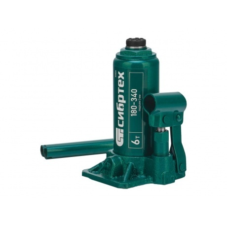 Домкрат гидравлический бутылочный, 6 т, 180-340 мм Сибртех
Домкрат гидравлический бутылочный, 6 т, 180-340 мм Сибртех