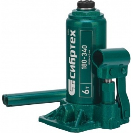 Домкрат гидравлический бутылочный, 6 т, 180-340 мм Сибртех
Домкрат гидравлический бутылочный, 6 т, 180-340 мм Сибртех