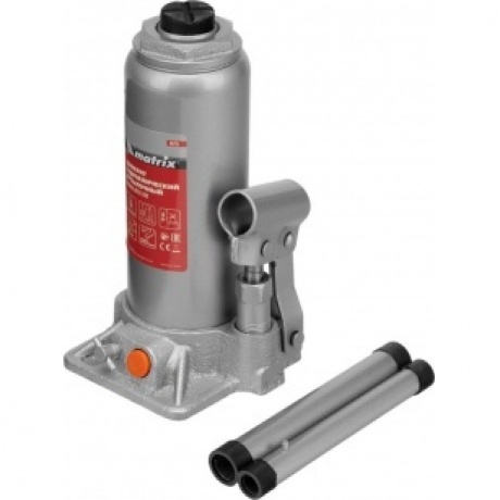 Домкрат гидравлический бутылочный, 6 т, h подъема 216-413 мм Matrix
Домкрат гидравлический бутылочный, 6 т, h подъема 216-413 мм Matrix