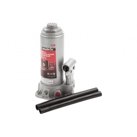 Домкрат гидравлический бутылочный, 8 т, h подъема 230-457 мм Matrix
Домкрат гидравлический бутылочный, 8 т, h подъема 230-457 мм Matrix