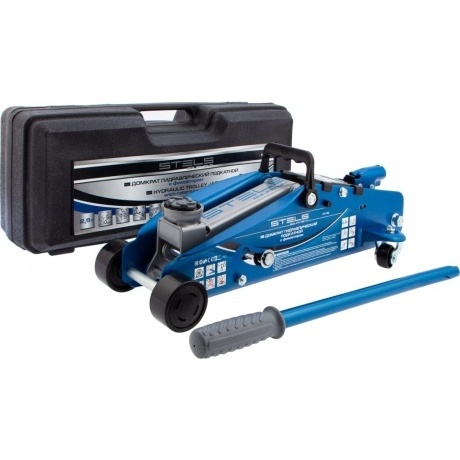 Домкрат гидравлический подкатной с фиксатором, 2,5т SAFETY PIN, 140-385 мм, в кейсе Stels
Домкрат гидравлический подкатной с фиксатором, 2,5т SAFETY PIN, 140-385 мм, в кейсе Stels