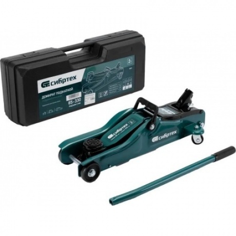 Домкрат гидравлический подкатной, 2 т, 85-330 мм, низкий подхват, в пласт. кейсе Сибртех
Домкрат гидравлический подкатной, 2 т, 85-330 мм, низкий подхват, в пласт. кейсе Сибртех