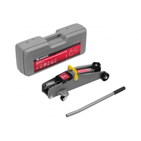 Домкрат гидравлический подкатной, 2 т, h подъема 135-385 мм, в пласт. кейсе Matrix
Домкрат гидравлический подкатной, 2 т, h подъема 135-385 мм, в пласт. кейсе Matrix