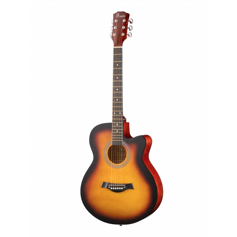 Гитара акустическая Foix FFG-4001C-SB с вырезом санберст
Гитара акустическая Foix FFG-4001C-SB с вырезом санберст