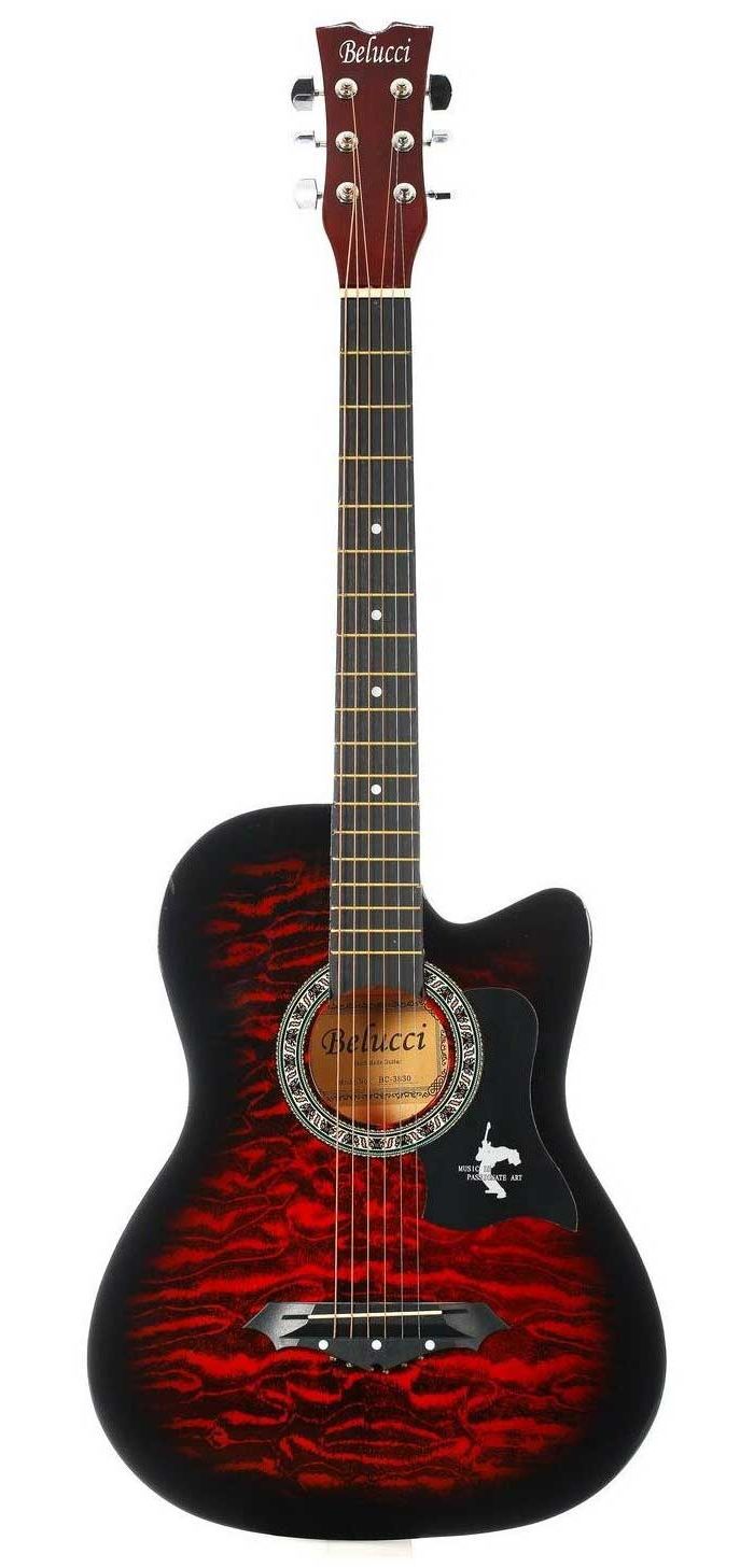 Гитара акустическая Belucci BC3830 RDS красная
Гитара акустическая Belucci BC3830 RDS красная