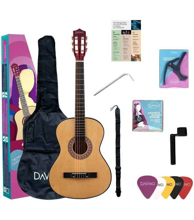 Гитара классическая DAVINCI DC-50A NA PACK чехол в комплекте
Гитара классическая DAVINCI DC-50A NA PACK чехол в комплекте
