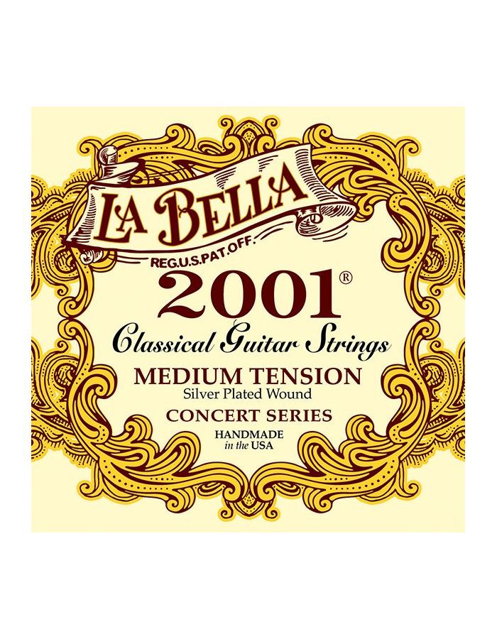 Струны La Bella 2001M 2001 Medium нейлон для классической гитары
Струны La Bella 2001M 2001 Medium нейлон для классической гитары