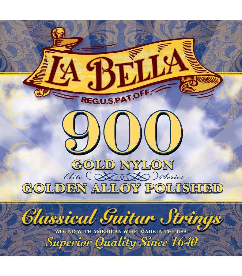 Струны La Bella 900 нейлон для классической гитары
Струны La Bella 900 нейлон для классической гитары