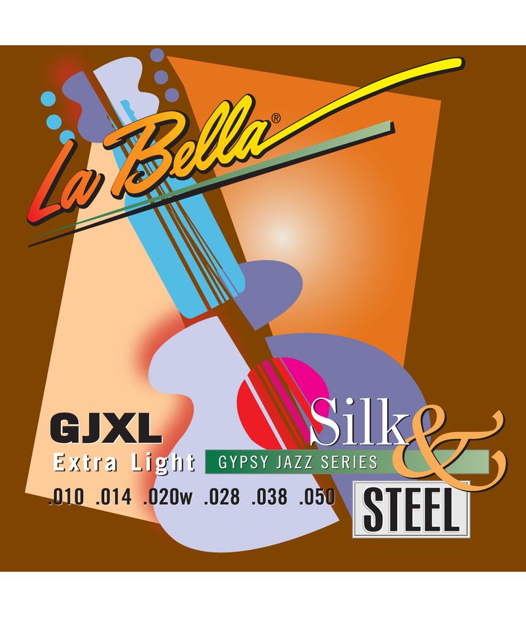 Струны LaBella GJXL-LE Gypsy Jazz Silk&Steel Extra Light 10-50 для акустической гитары
Струны LaBella GJXL-LE Gypsy Jazz Silk&Steel Extra Light 10-50 для акустической гитары