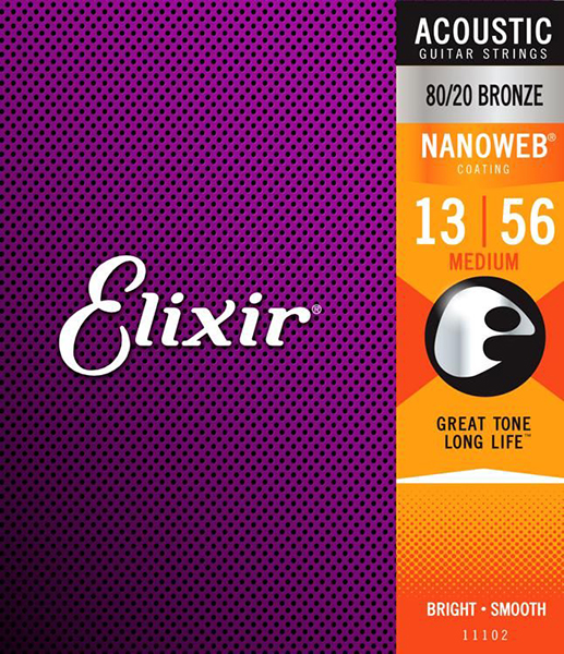 Струны Elixir 11102 NANOWEB 13-56 бронза для акустической гитары
Струны Elixir 11102 NANOWEB 13-56 бронза для акустической гитары