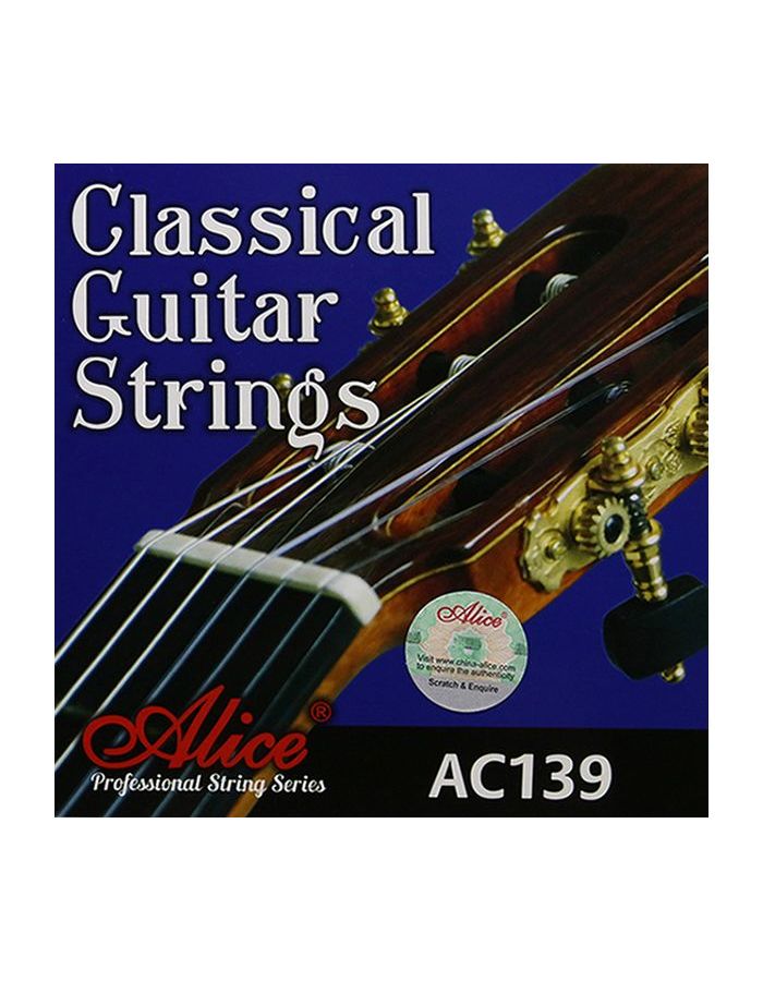 Струны Alice AC139-N нейлон для классической гитары
Струны Alice AC139-N нейлон для классической гитары