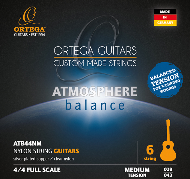 Струны Ortega ATB44NM Atmosphere Balance нейлон для классической гитары
Струны Ortega ATB44NM Atmosphere Balance нейлон для классической гитары