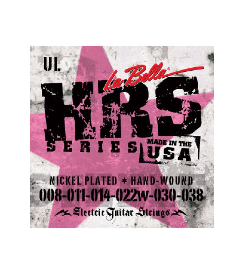 Струны La Bella HRS-UL 008-038 для электрогитары
Струны La Bella HRS-UL 008-038 для электрогитары