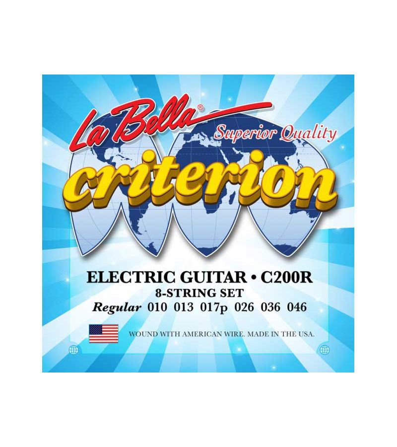Струны La Bella C200R Criterion 010-046 для электрогитары
Струны La Bella C200R Criterion 010-046 для электрогитары