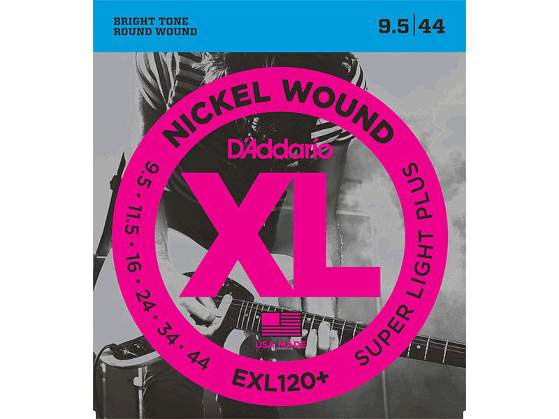 Струны D'Addario EXL120+ Nickel Wound 9.5-44 для электрогитары
Струны D'Addario EXL120+ Nickel Wound 9.5-44 для электрогитары