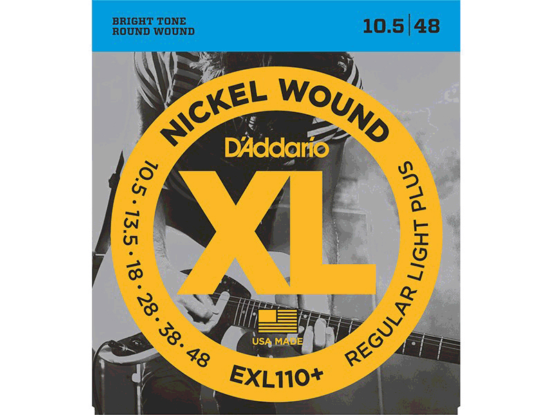 Струны D'Addario EXL110+ Nickel Wound 10.5-48 для электрогитары
Струны D'Addario EXL110+ Nickel Wound 10.5-48 для электрогитары