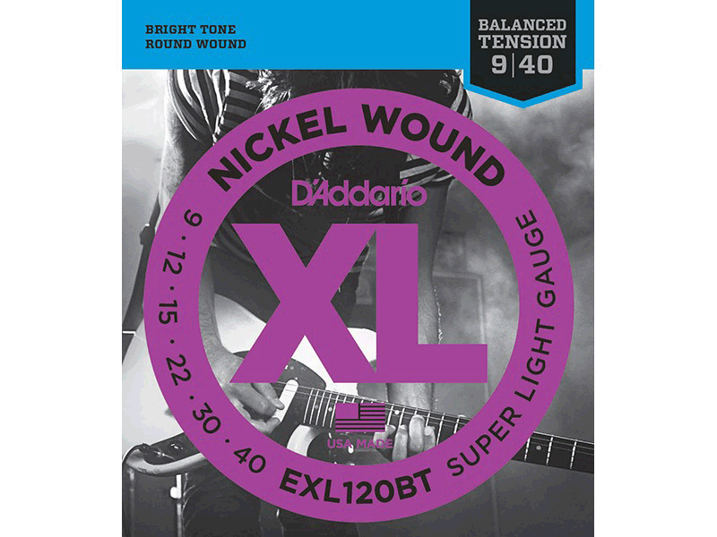 Струны D'Addario EXL120BT Nickel Wound 09-40 для электрогитары
Струны D'Addario EXL120BT Nickel Wound 09-40 для электрогитары