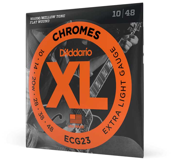 Струны D'Addario ECG23 Chromes Flat Wound 10-48 для электрогитары
Струны D'Addario ECG23 Chromes Flat Wound 10-48 для электрогитары