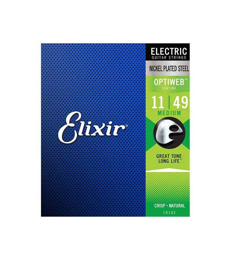 Струны Elixir 19102 Optiweb 11-49 для электрогитары
Струны Elixir 19102 Optiweb 11-49 для электрогитары