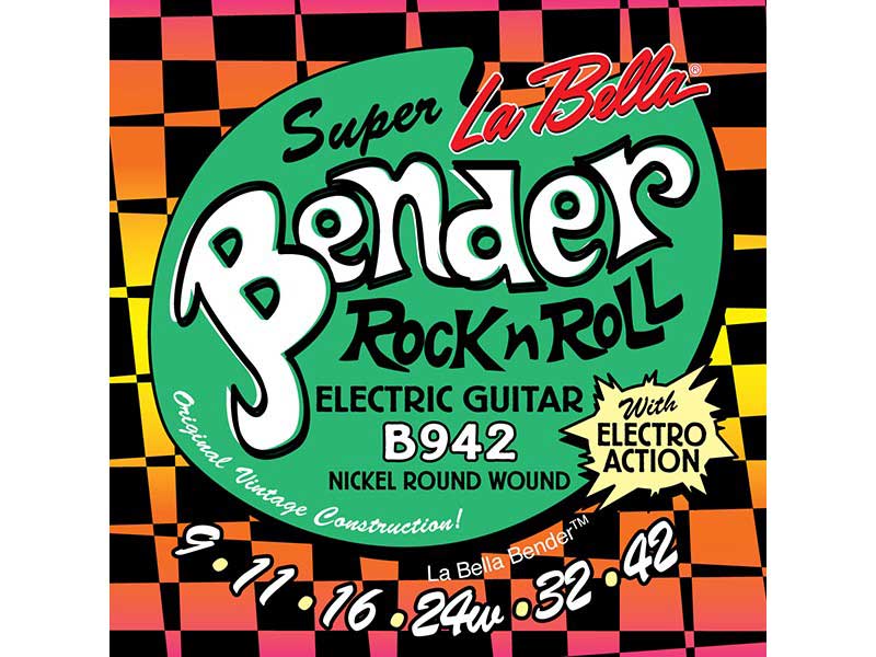 Струны La Bella B942 The Bender Super 9-42 для электрогитары
Струны La Bella B942 The Bender Super 9-42 для электрогитары