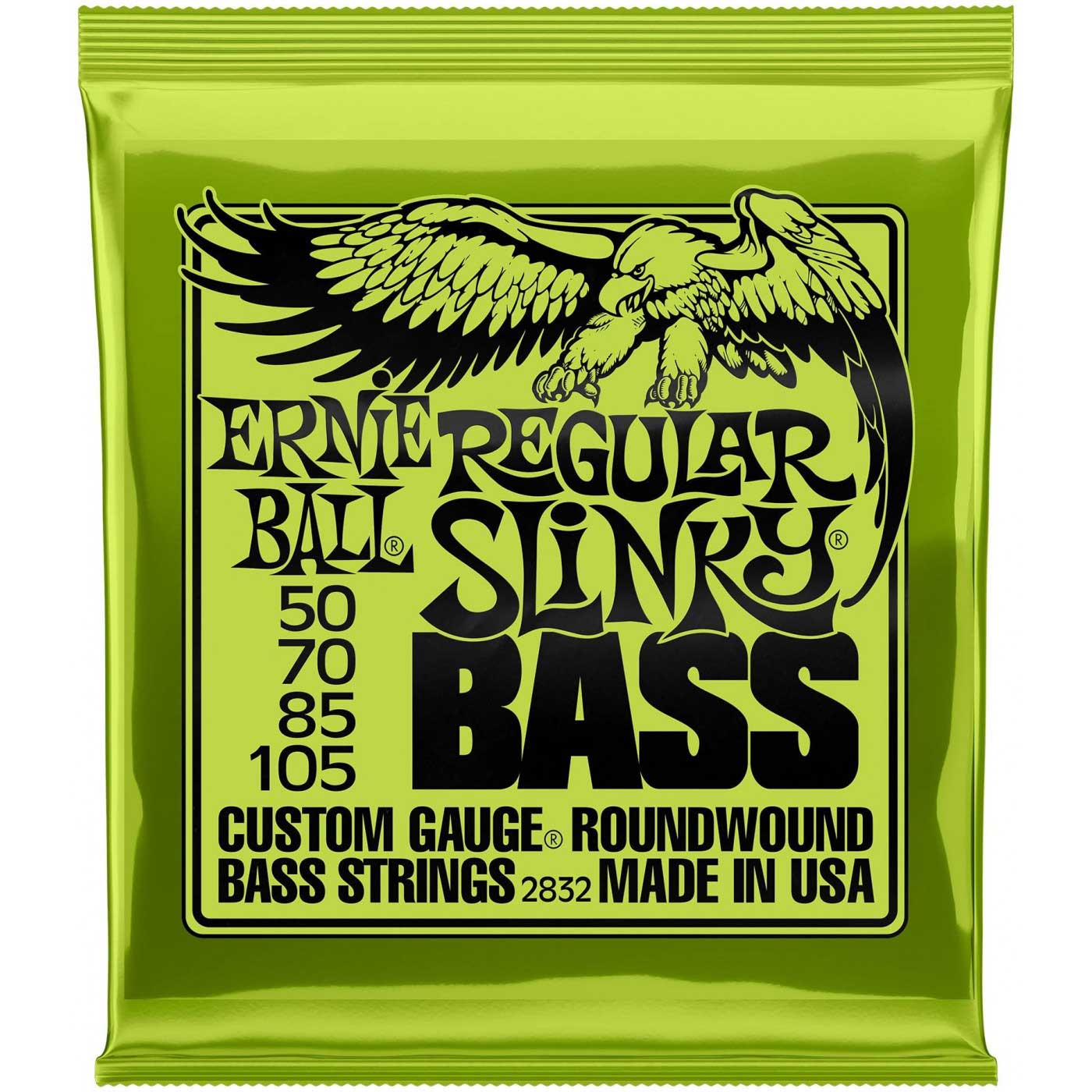 Струны ERNIE BALL 2832 Nickel Wound Slinky Regular 50-105 для бас-гитары
Струны ERNIE BALL 2832 Nickel Wound Slinky Regular 50-105 для бас-гитары