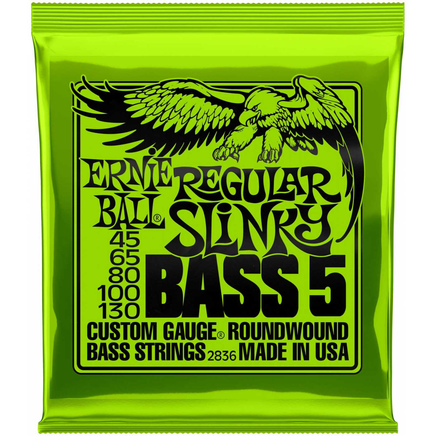 Струны ERNIE BALL 2836 Nickel Wound Slinky Regular 45-130 для 5 струнной бас-гитары
Струны ERNIE BALL 2836 Nickel Wound Slinky Regular 45-130 для 5 струнной бас-гитары