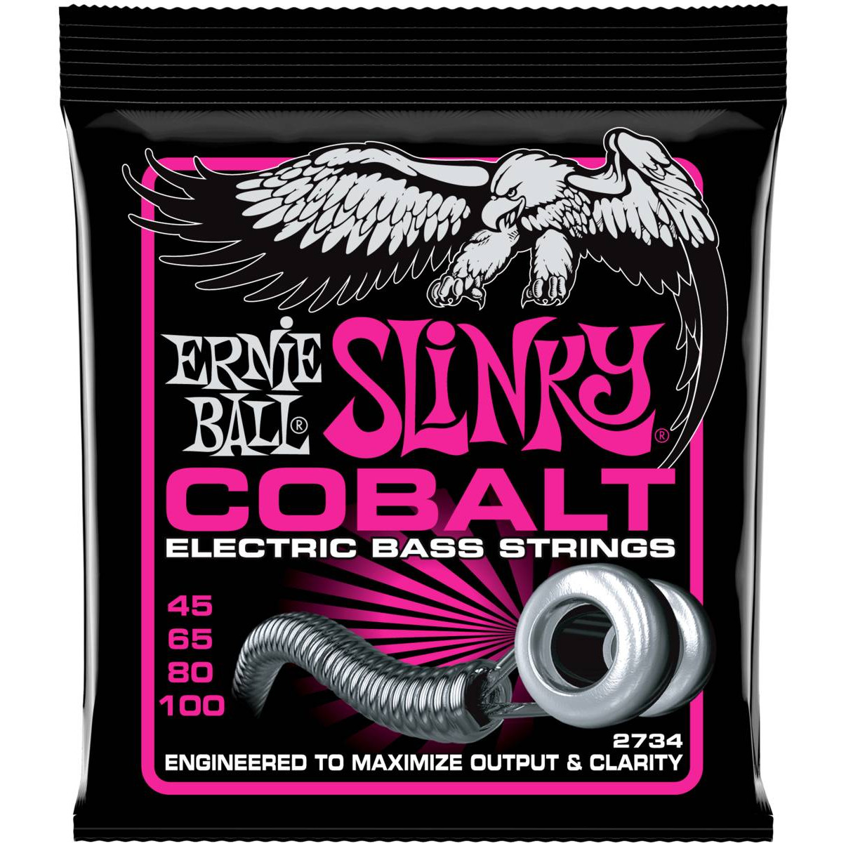 Струны для бас-гитары ERNIE BALL 2734 Cobalt Slinky Super 45-100
Струны для бас-гитары ERNIE BALL 2734 Cobalt Slinky Super 45-100