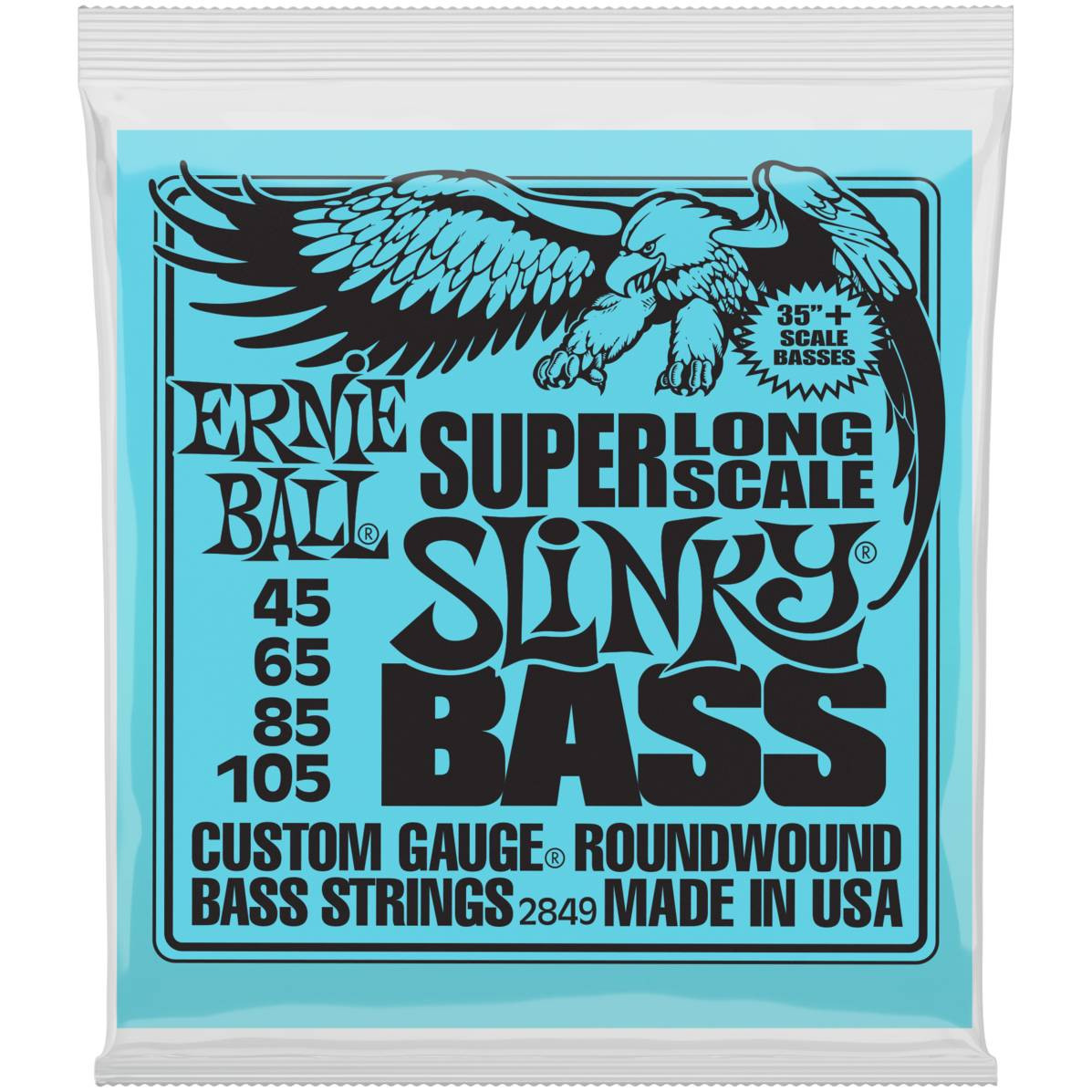 Струны для бас-гитары ERNIE BALL 2849 Nickel Wound Long Scale Slinky 45-105
Струны для бас-гитары ERNIE BALL 2849 Nickel Wound Long Scale Slinky 45-105