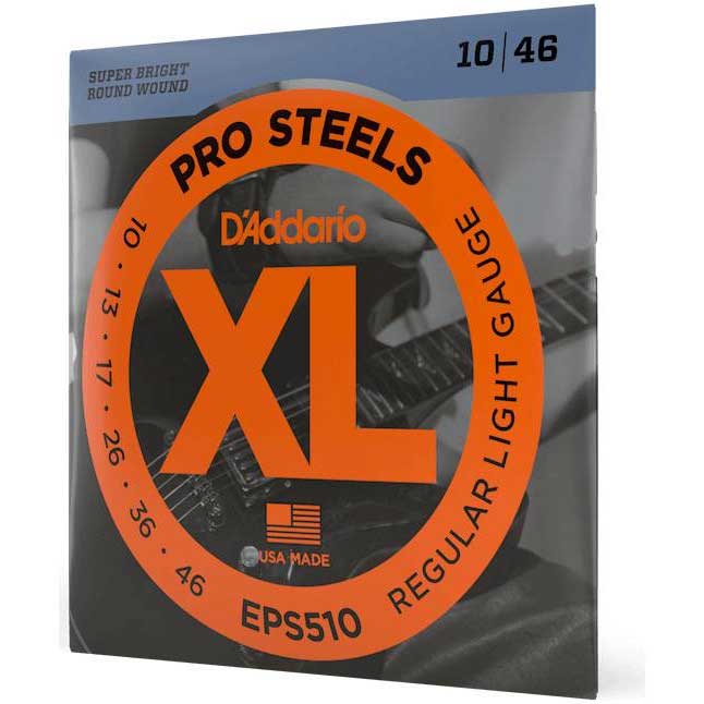 Струны для электрогитары D'ADDARIO EPS510
Струны для электрогитары D'ADDARIO EPS510