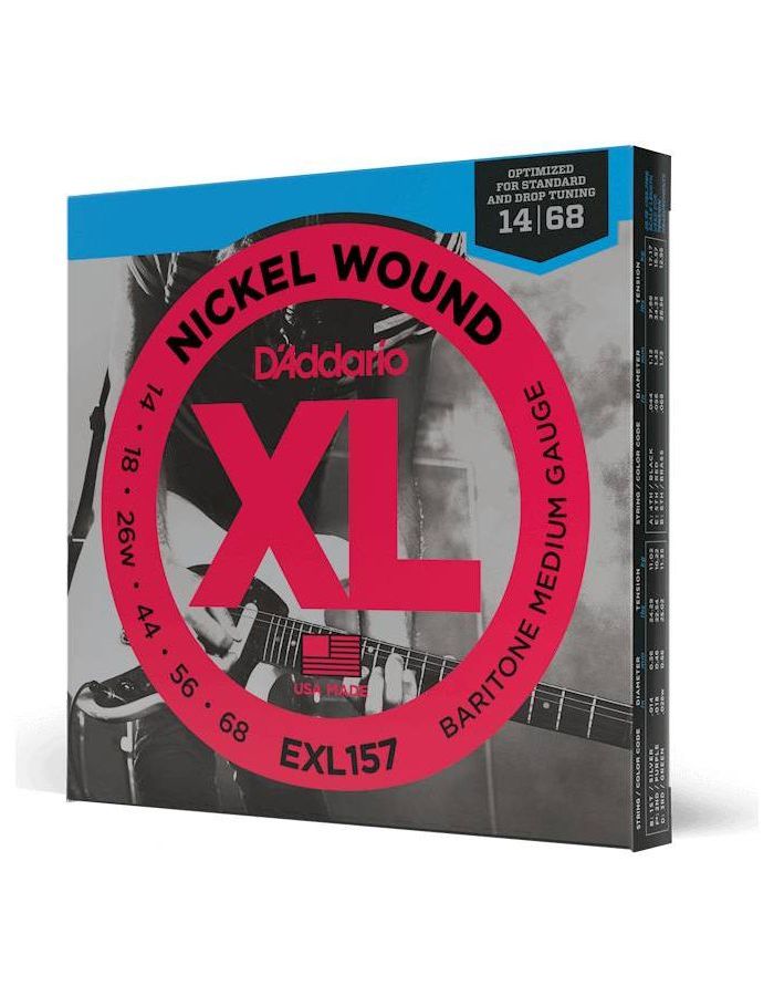 Струны для электрогитары D'ADDARIO EXL157
Струны для электрогитары D'ADDARIO EXL157
