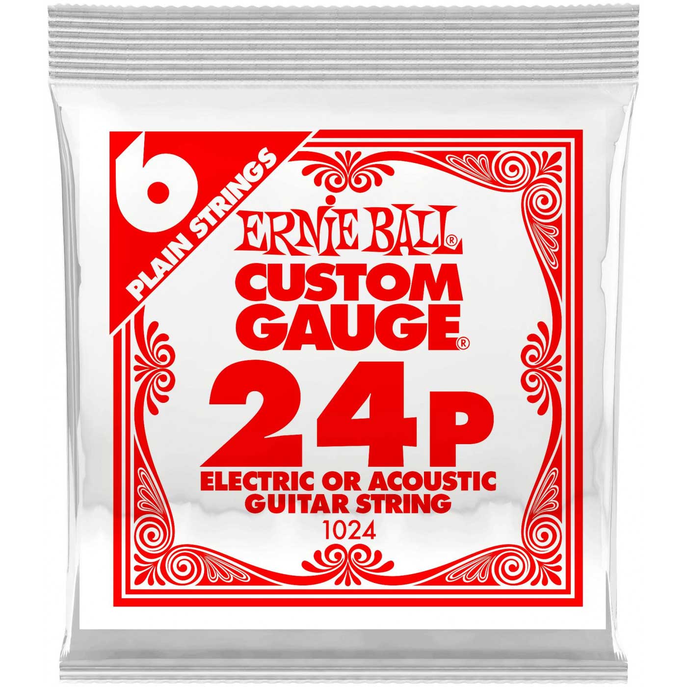 Струна одиночная для акустической и электрогитары ERNIE BALL 1024 Plain Steel .024
Струна одиночная для акустической и электрогитары ERNIE BALL 1024 Plain Steel .024