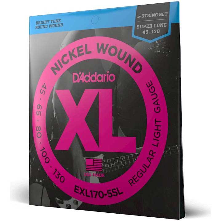 Струны для 5 струнной бас-гитары D'ADDARIO EXL170 5SL
Струны для 5 струнной бас-гитары D'ADDARIO EXL170 5SL