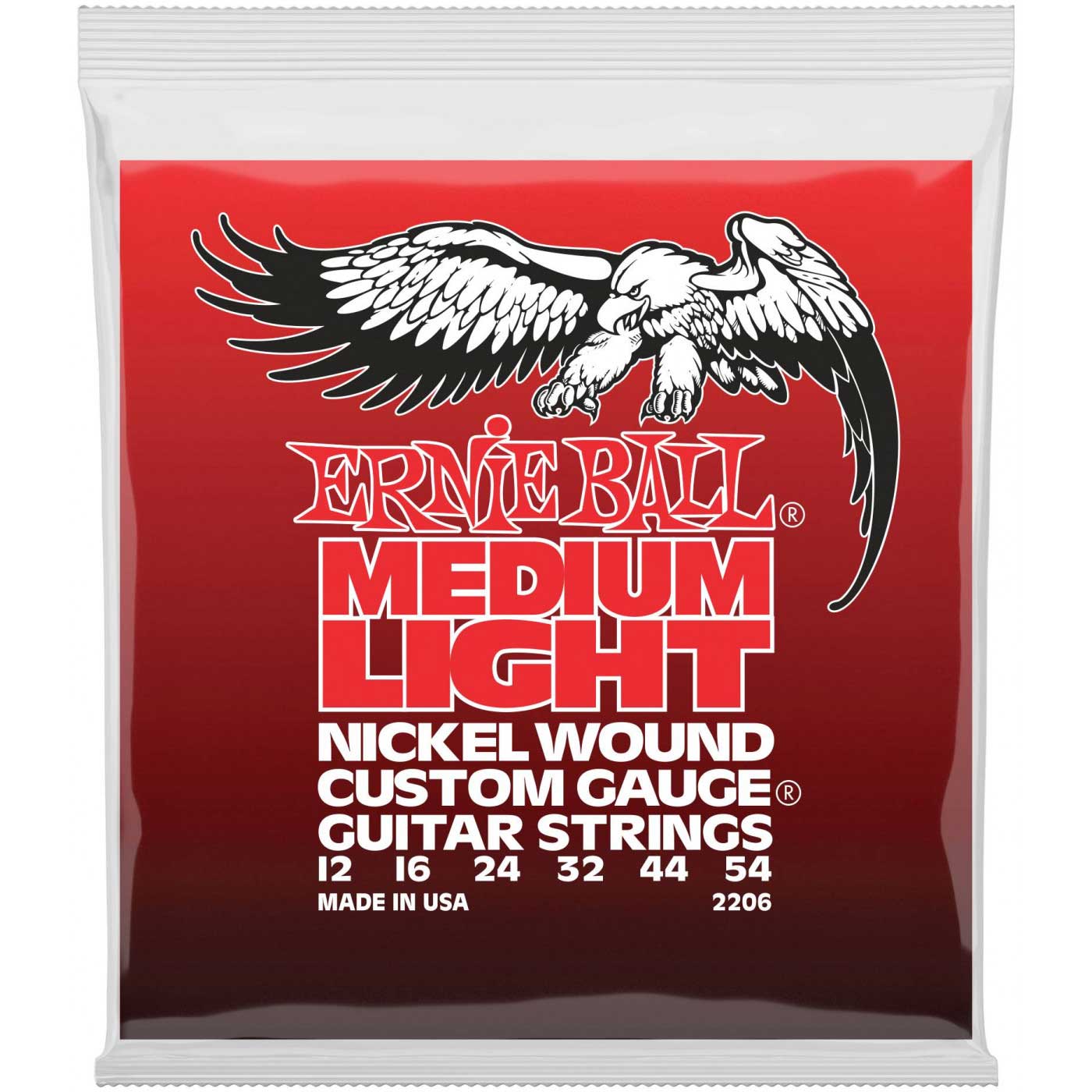 Струны для электрогитары ERNIE BALL 2205 Nickel Wound Medium Light 12-54
Струны для электрогитары ERNIE BALL 2205 Nickel Wound Medium Light 12-54