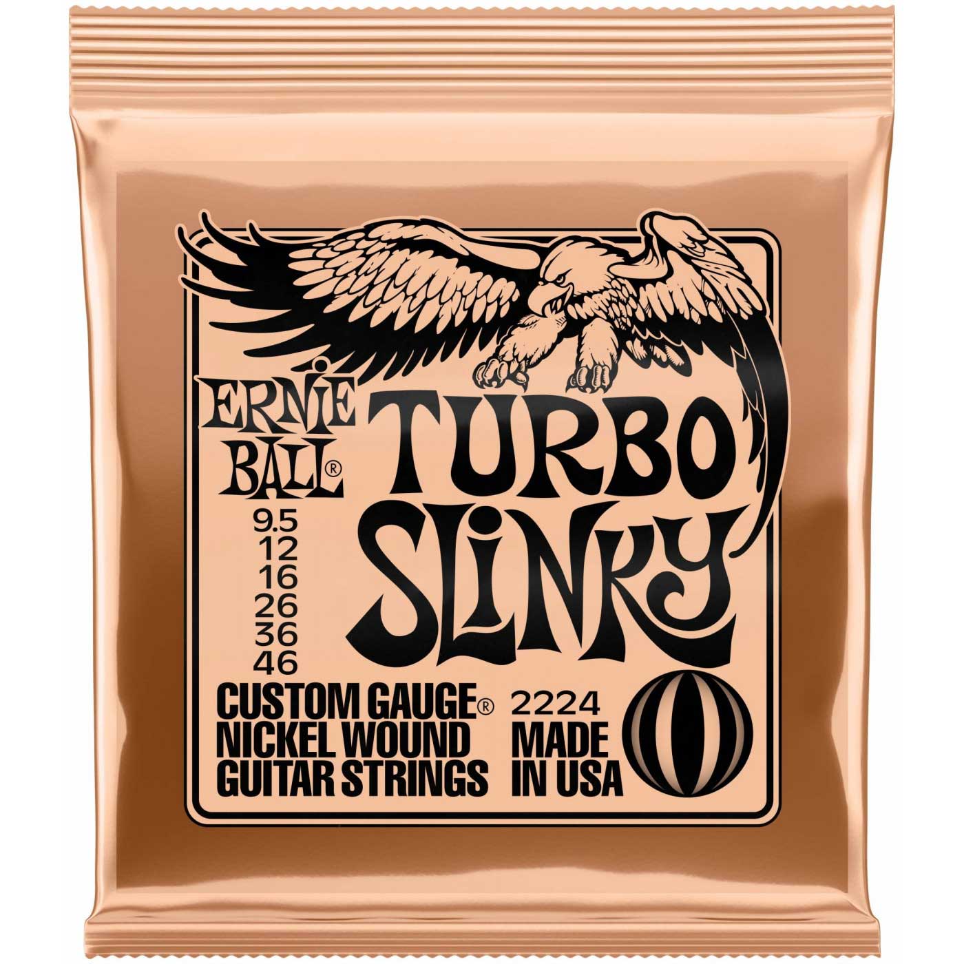 Струны для электрогитары ERNIE BALL 2224 Nickel Wound Slinky Turbo 9.5-46
Струны для электрогитары ERNIE BALL 2224 Nickel Wound Slinky Turbo 9.5-46