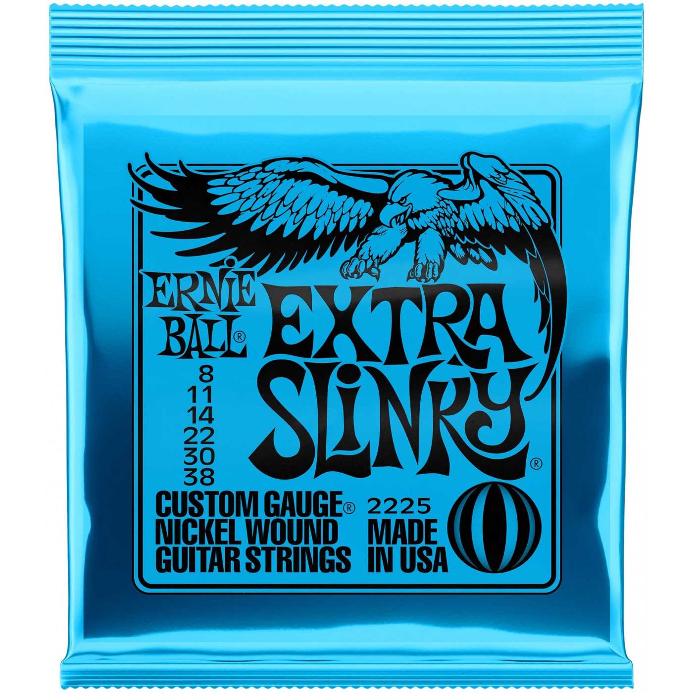 Струны для электрогитары ERNIE BALL 2225 Nickel Wound Slinky Extra 8-38
Струны для электрогитары ERNIE BALL 2225 Nickel Wound Slinky Extra 8-38